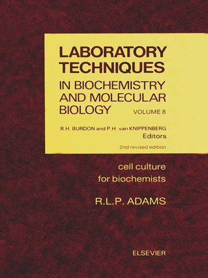 cover image of Cell Culture for Biochemists